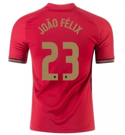 2020 EURO Portugal Home Soccer Jersey Shirt JOÃO FÉLIX #23