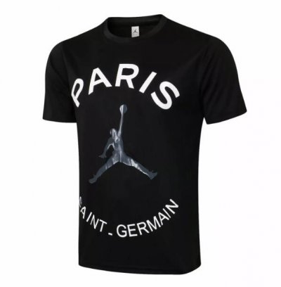 2021-22 PSG x Jordan Black T-Shirt