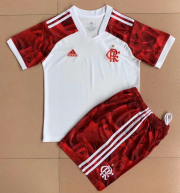 2021-22 Kids Flamengo Away Soccer Kits Shirt With Shorts