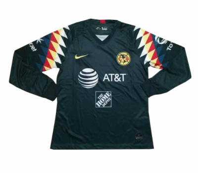 2019-20 Club America Long Sleeve Away Soccer Jersey Shirt