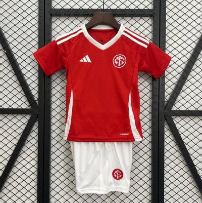 2025-26 SC Internacional Kids Home Soccer Kits Shirt With Shorts