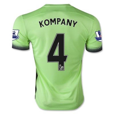 2015-16 Manchester City KOMPANY #4 Third Soccer Jersey