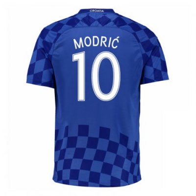 2016 Croatia Modric 10 Away Soccer Jersey