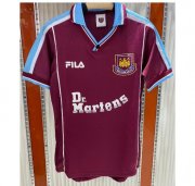 1999-2001 West Ham United Retro Home Soccer Jersey Shirt