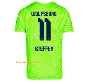 2021-22 Wolfsburg Home Soccer Jersey Shirt with Steffen 11 printing