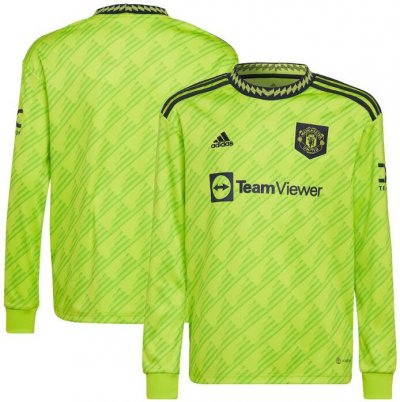 2022-23 Manchester United Long Sleeve Third Away Soccer Jersey Shirt