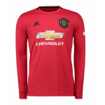 2019-20 Manchester United LS Home Soccer Jersey Shirt