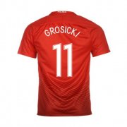 2016 Poland Grosicki 11 Away Soccer Jersey