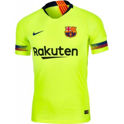 2018-19 Barcelona Away Soccer Jersey Shirt Player Version