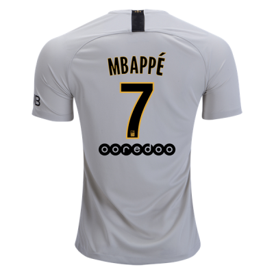 2018-19 Paris Saint-Germain Away Soccer Jersey Shirt Kylian Mbappe #7