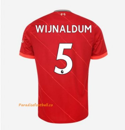 2021-22 Liverpool Home Soccer Jersey Shirt with WIJNALDUM 5 printing