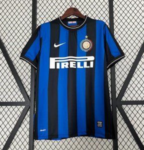 2009-10 Inter Milan Retro Home Soccer Jersey Shirt