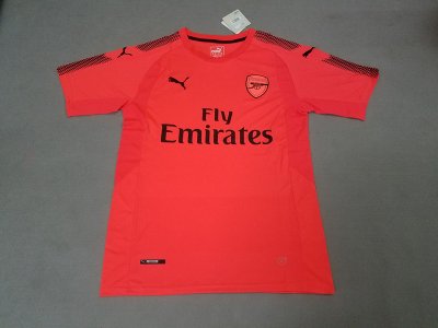2017-18 Arsenal Goalkeeper Orange Soccer Jersey