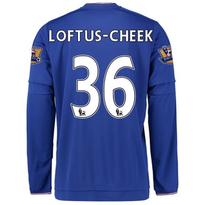 2015-16 Chelsea LOFTUS CHEEK #36 LS Home Soccer Jersey