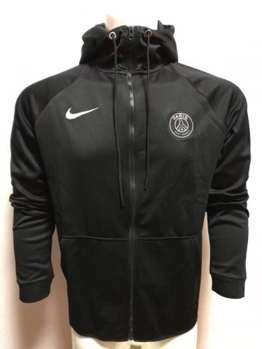 2017-18 PSG Black Hoody Jacket