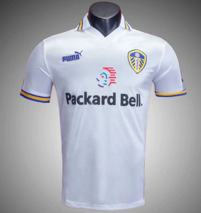 1999 Leeds United Retro Home Soccer Jersey Shirt