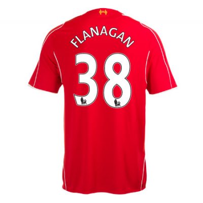 Liverpool 14/15 Flanagan #38 Home Soccer Jersey
