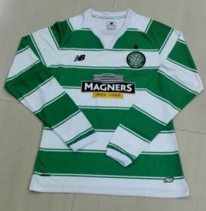 2015-16 Celtic Home Soccer Jersey LS