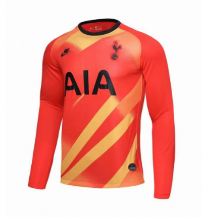 2019-20 Tottenham Hotspur LS Goalkeeper Orange Soccer Jersey Shirt