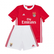 Kids Benfica 2019-20 Home Soccer Shirt With Shorts