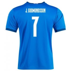2020 Iceland Home Soccer Jersey Shirt JÓHANN BERG GUDMUNDSSON #7