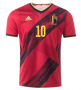 2020 EURO Belgium Home Soccer Jersey Shirt Eden Hazard 10