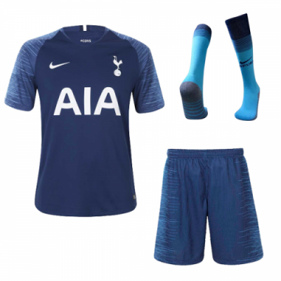 2018-19 Tottenham Hotspur Away Soccer Whole Kit (Shirt + Shorts + Socks)