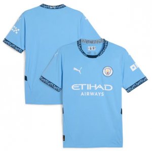 2024-25 Manchester City Home Soccer Jersey Shirt