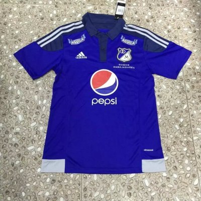 2015-16 Millonarios Home Soccer Jersey