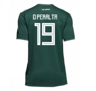2018 World Cup Mexico Home Soccer Jersey Shirts Oribe Peralta #19