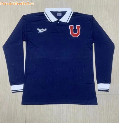 1998 Universidad de Chile Retro Long Sleeve Home Soccer Jersey Shirt