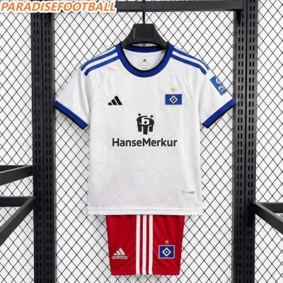 2026-27 Hamburger Home Kids Soccer Kits Shirt With Shorts