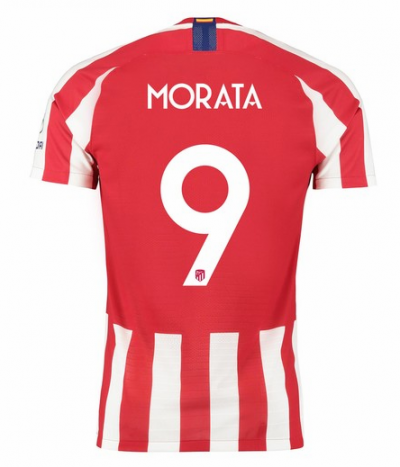 2019-20 Atletico Madrid Home Soccer Jersey Shirt Morata 9