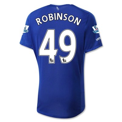 2015-16 Everton ROBINSON #49 Home Soccer Jersey