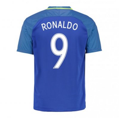 2016 Brazil Ronaldo 9 Away Soccer Jersey