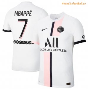 2021-22 Maillot PSG Extérieur Away Soccer Jersey Shirt with Mbappé 7 printing