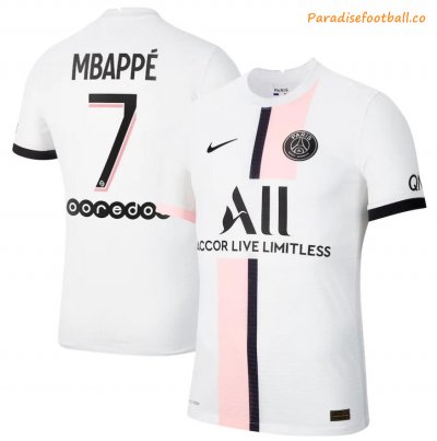 2021-22 Maillot PSG Extérieur Away Soccer Jersey Shirt with Mbappé 7 printing