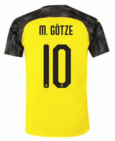 2019-20 Borussia Dortmund Cup Home Soccer Jersey Shirt M. Götze 10