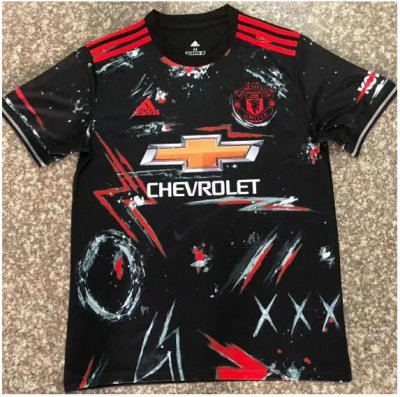 2020-21 Manchester United Black Special Soccer Jersey Shirt Player Version