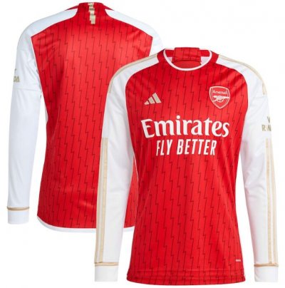 2023-24 Arsenal Long Sleeve Home Soccer Jersey Shirt