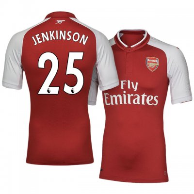2017-18 Arsenal #25 Carl Jenkinson Home Soccer Jersey