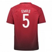 2016 Turkey Emre 5 Home Soccer Jersey