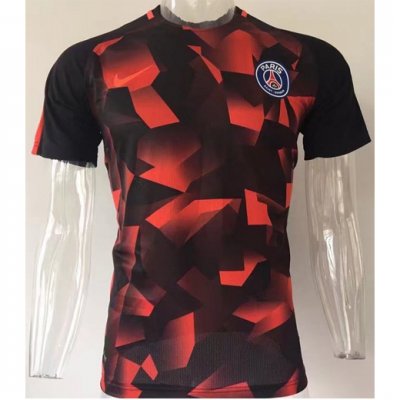 2017-18 PSG Black Orange Pre-Match Training Shirt