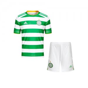 Kids Celtic 2020-21 Home Soccer Kits Shirt With Shorts