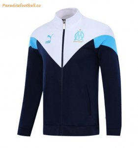 2021-22 Marseille Navy White Training Jacket