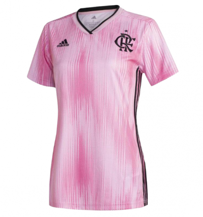 2019-20 FC Flamengo Women Pink Soccer Jersey Shirt
