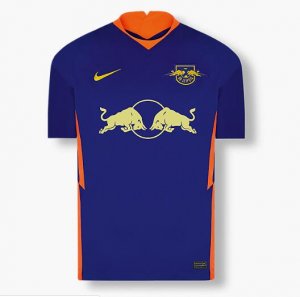 2020-21 RB Leipzig Away Blue Soccer Jersey Shirt