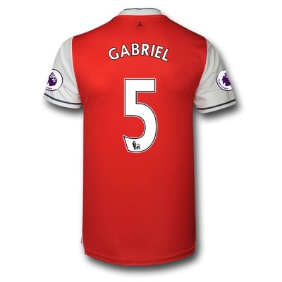 2016-17 Arsenal 5 PAULISTA Home Soccer Jersey