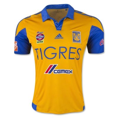 2015-16 Tigres Home Soccer Jersey