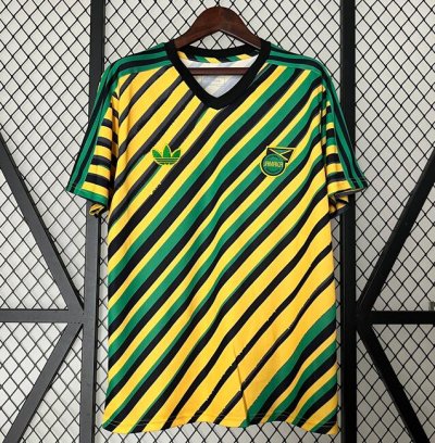 2024-25 Jamaica Green Yellow Training Shirt